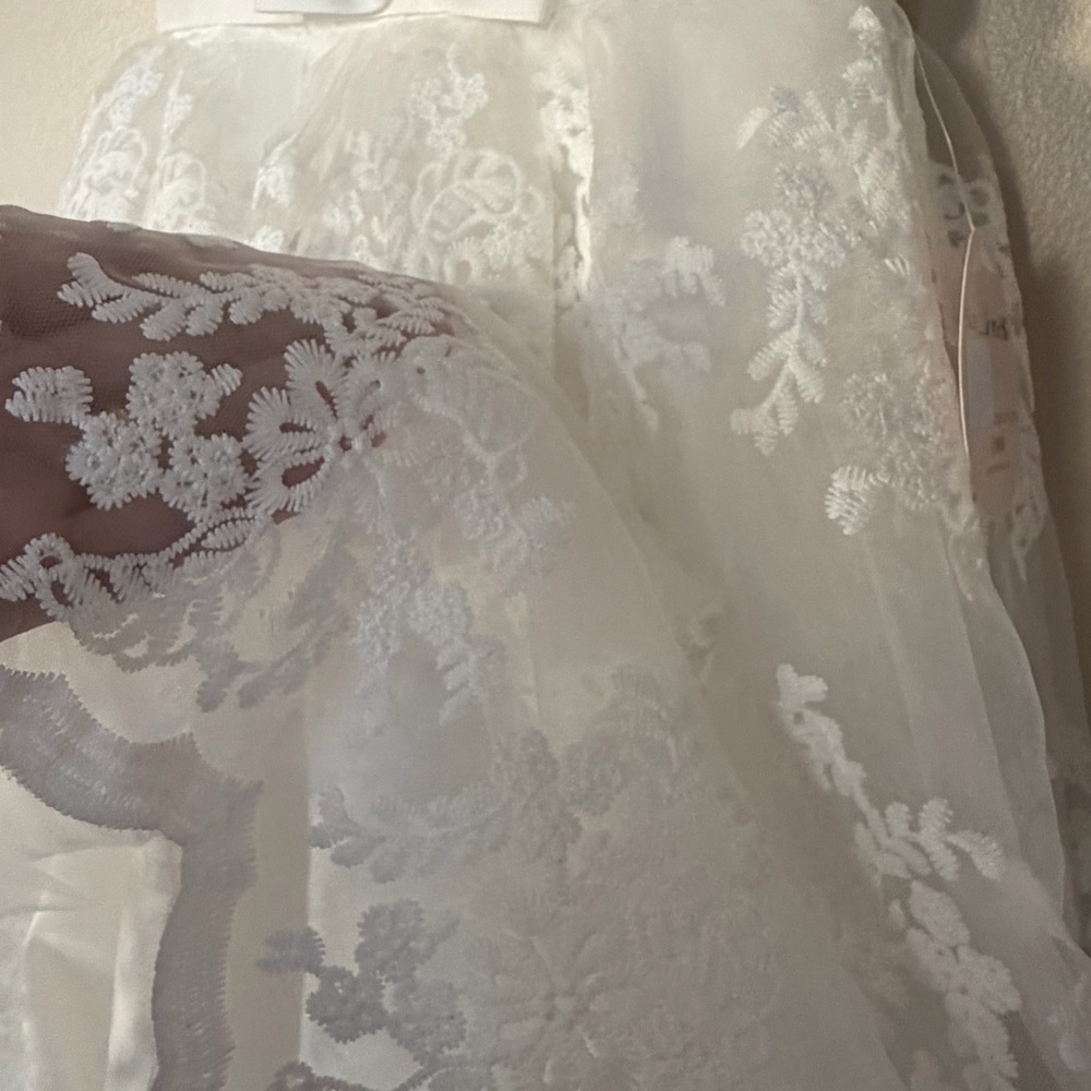 Nicolette’s Couture Christening Gown Lace Baptism Dress White 6 Months - Picture 12 of 12